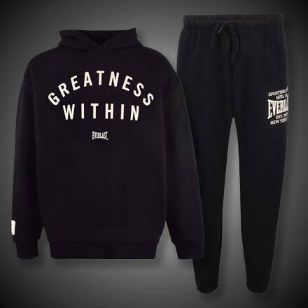Tepláková souprava Everlast Greatness 1910 hood black Tepláková souprava Everlast Greatness 1910 hood black